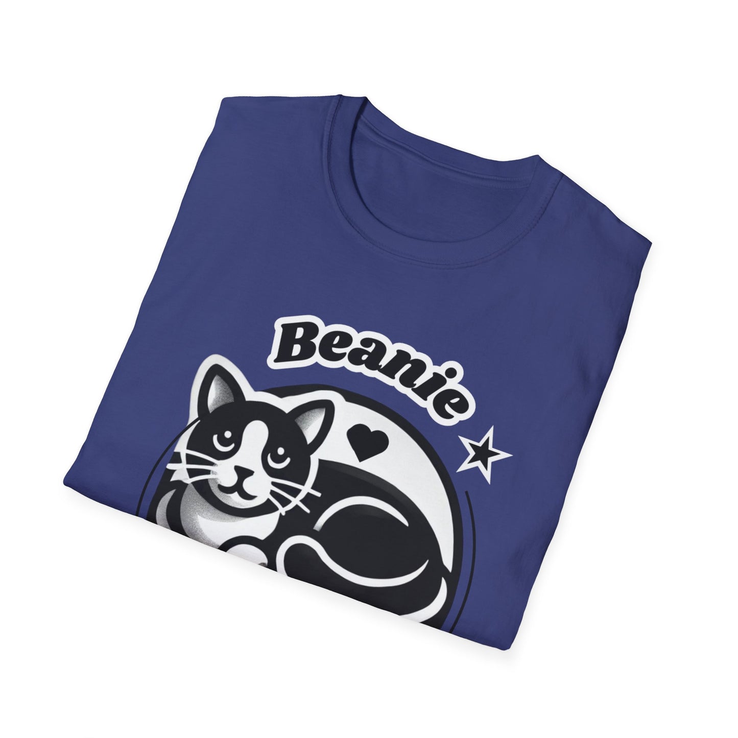 Beanie the Cat Official Logo - Unisex Softstyle T-Shirt