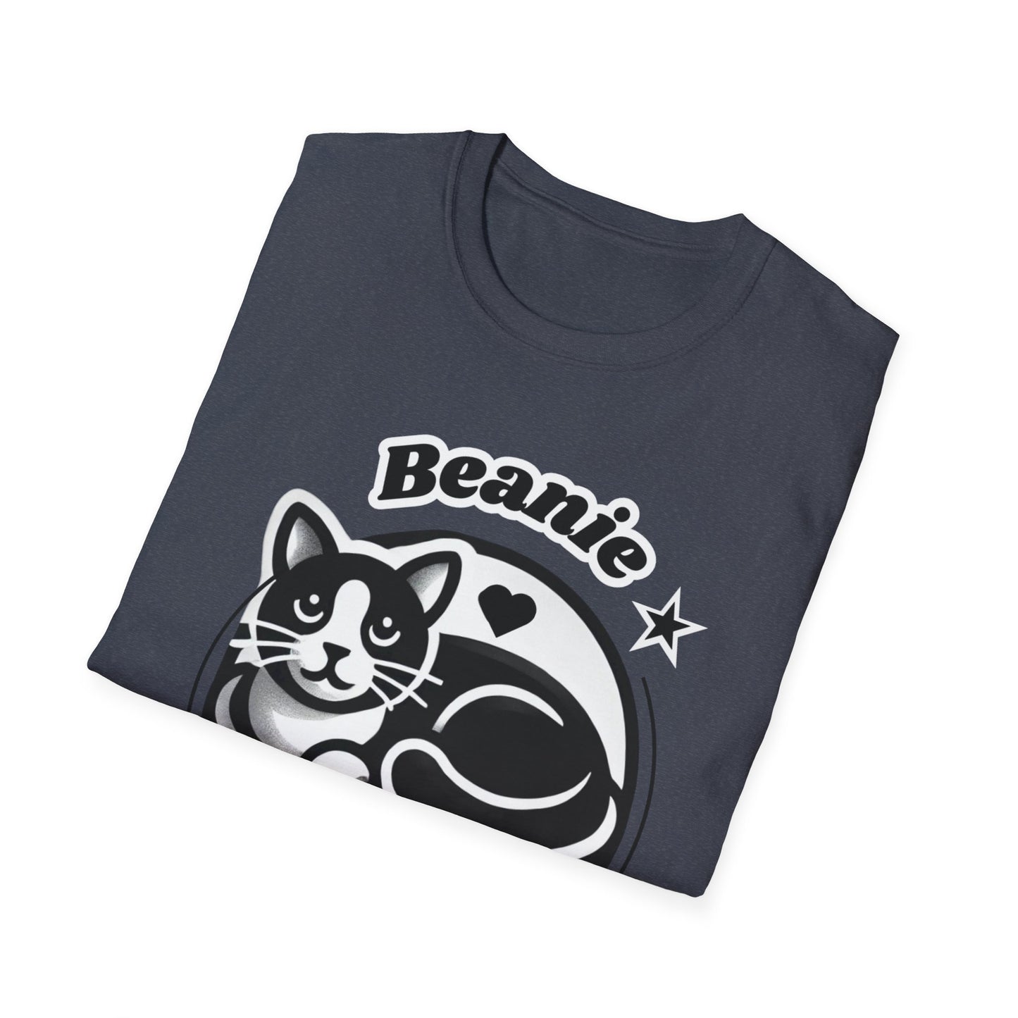 Beanie the Cat Official Logo - Unisex Softstyle T-Shirt