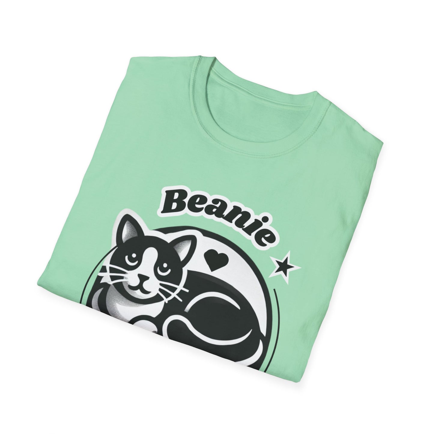 Beanie the Cat Official Logo - Unisex Softstyle T-Shirt