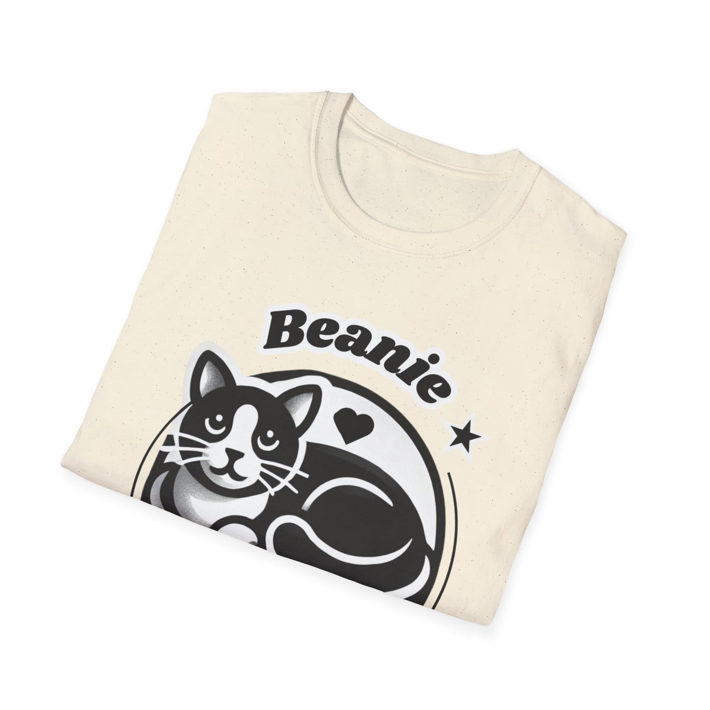 Beanie the Cat Official Logo - Unisex Softstyle T-Shirt