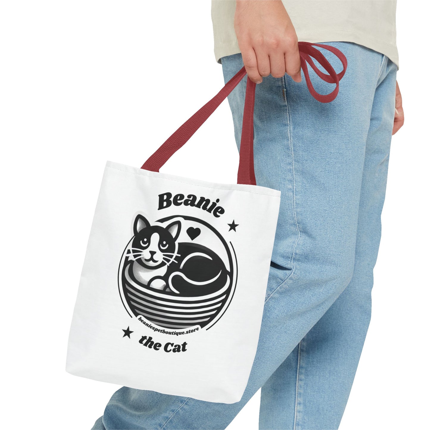 Beanie the Cat Tote Bag - Stylish & Fun Cat Lover's Accessory