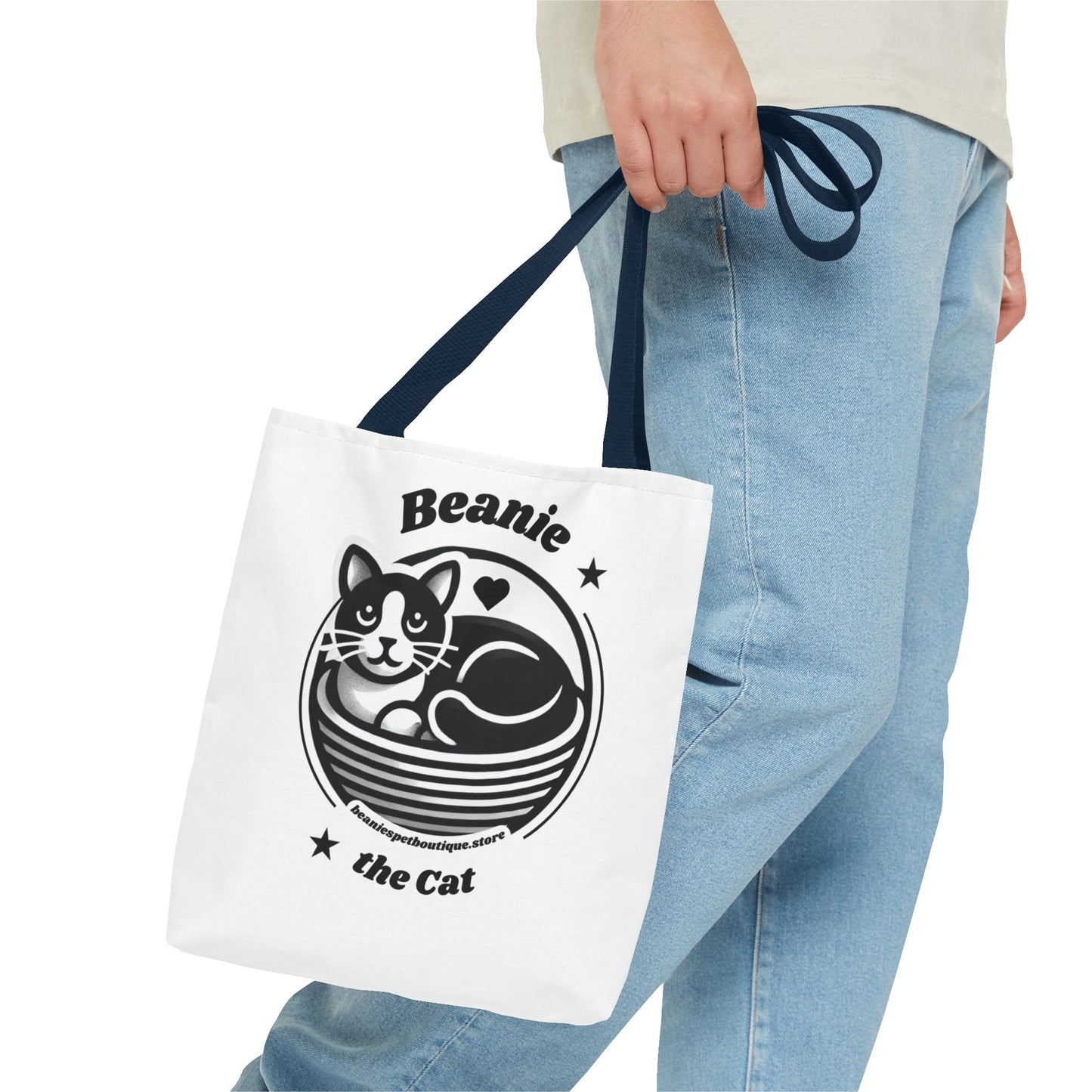 Beanie the Cat Tote Bag - Stylish & Fun Cat Lover's Accessory
