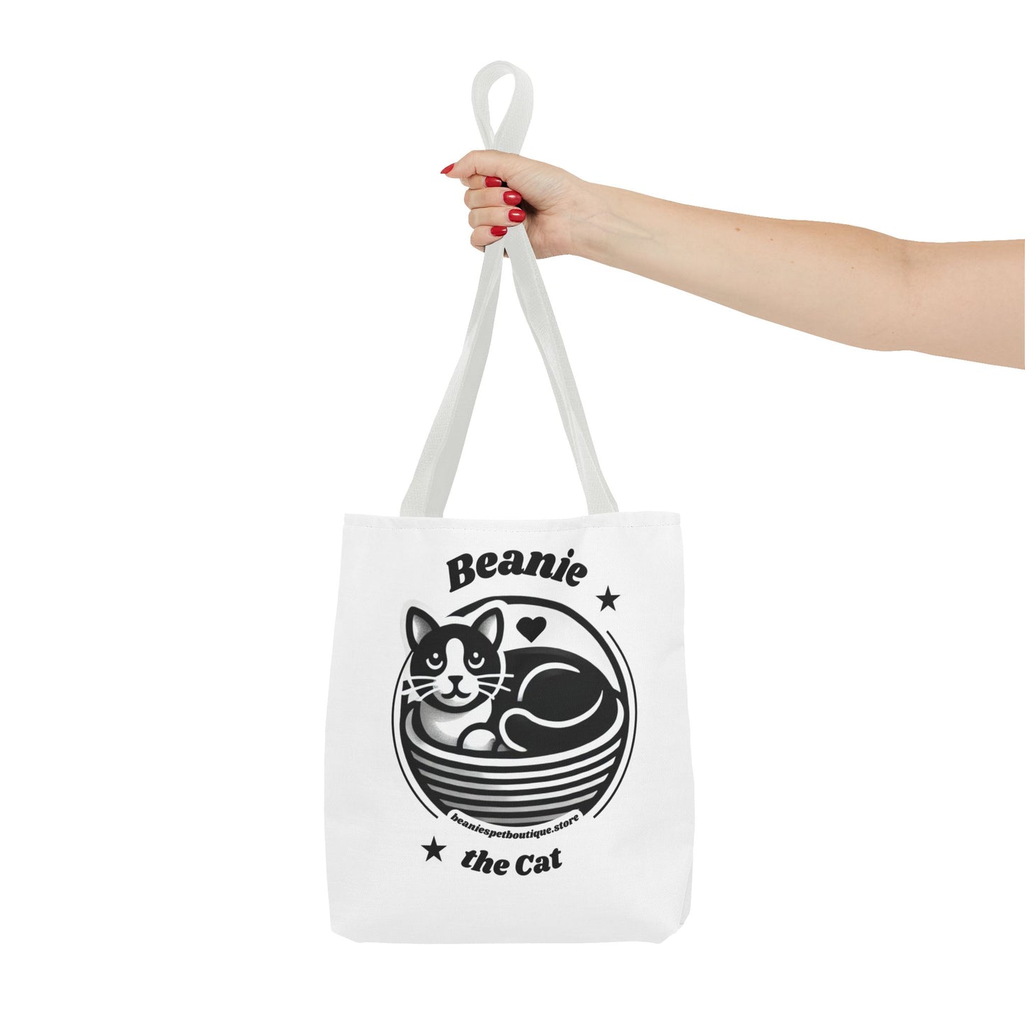 Beanie the Cat Tote Bag - Stylish & Fun Cat Lover's Accessory
