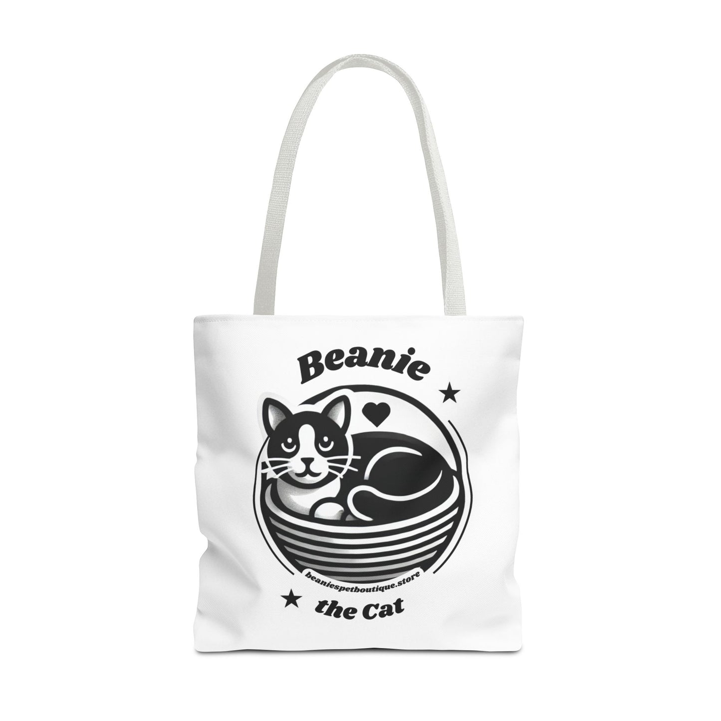 Beanie the Cat Tote Bag - Stylish & Fun Cat Lover's Accessory