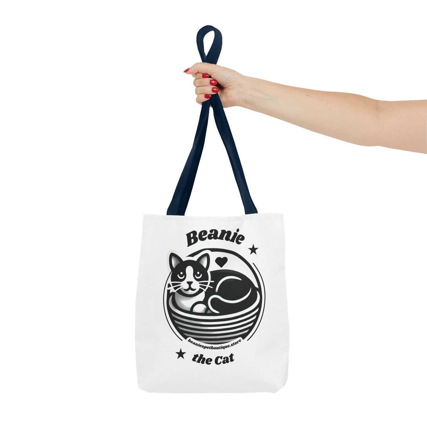 Beanie the Cat Tote Bag - Stylish & Fun Cat Lover's Accessory