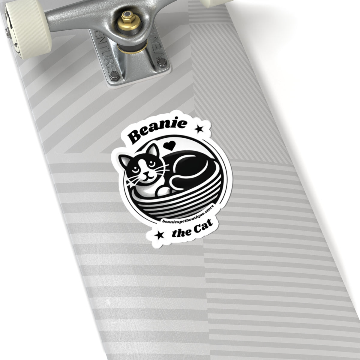 Stickers - Beanie the Cat Official Logo - Design for Cat Lovers