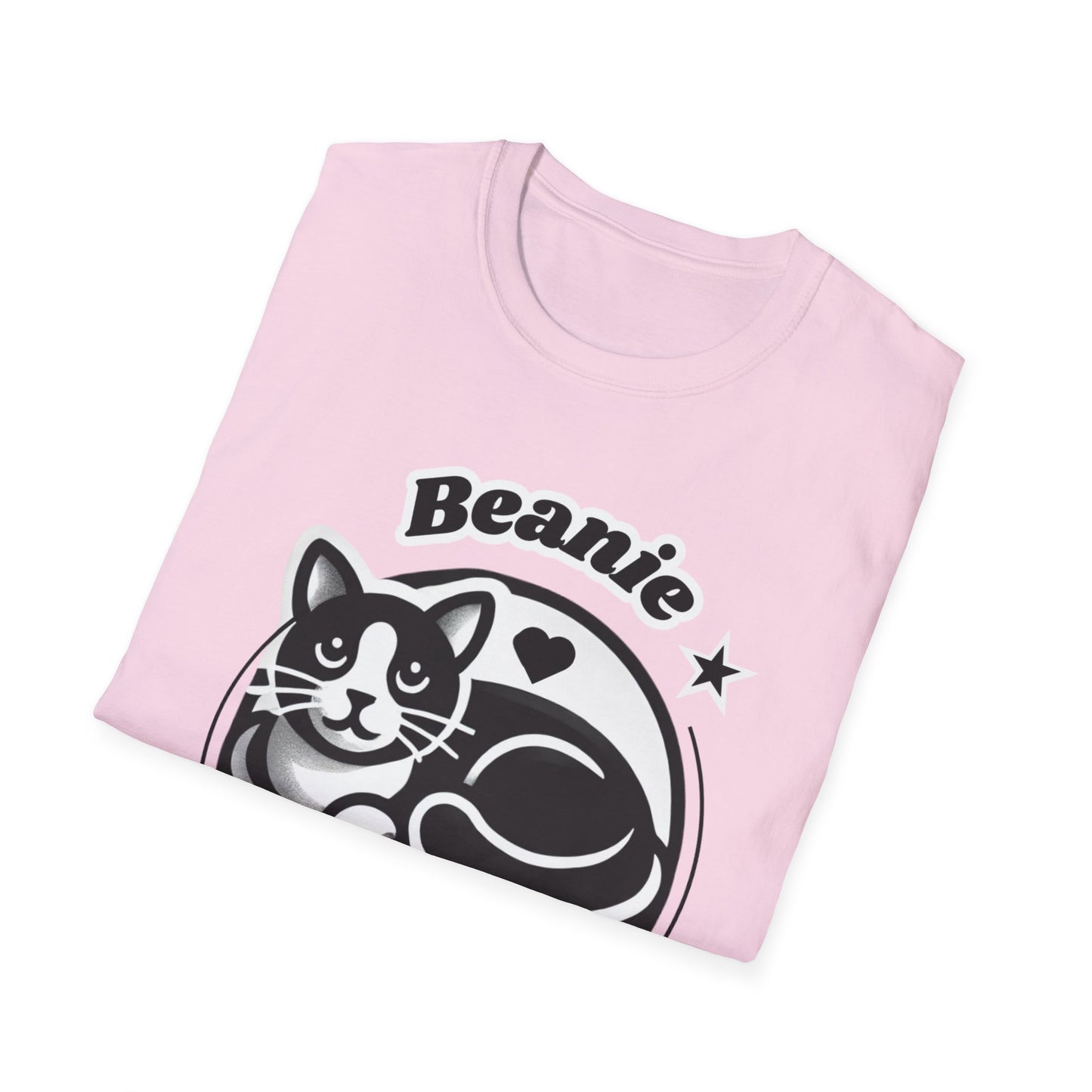 Beanie the Cat Official Logo - Unisex Softstyle T-Shirt