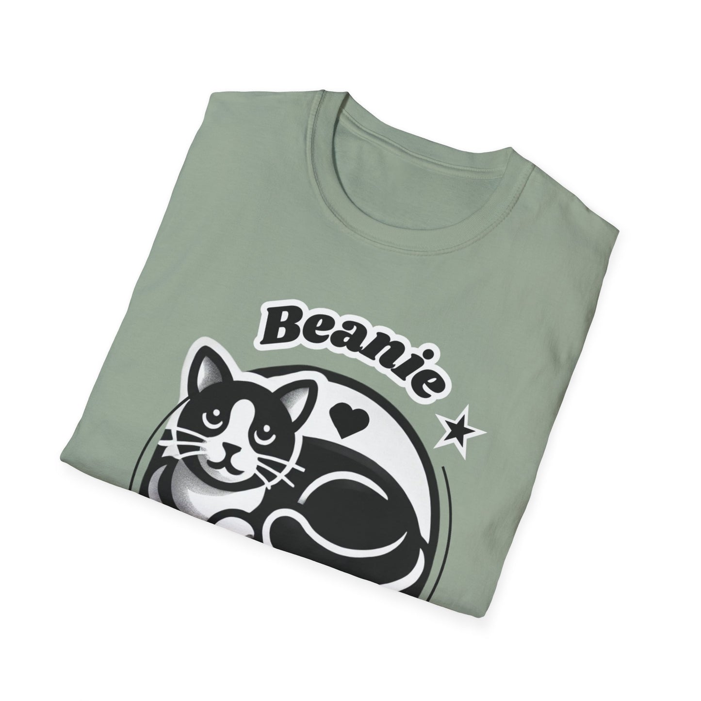 Beanie the Cat Official Logo - Unisex Softstyle T-Shirt