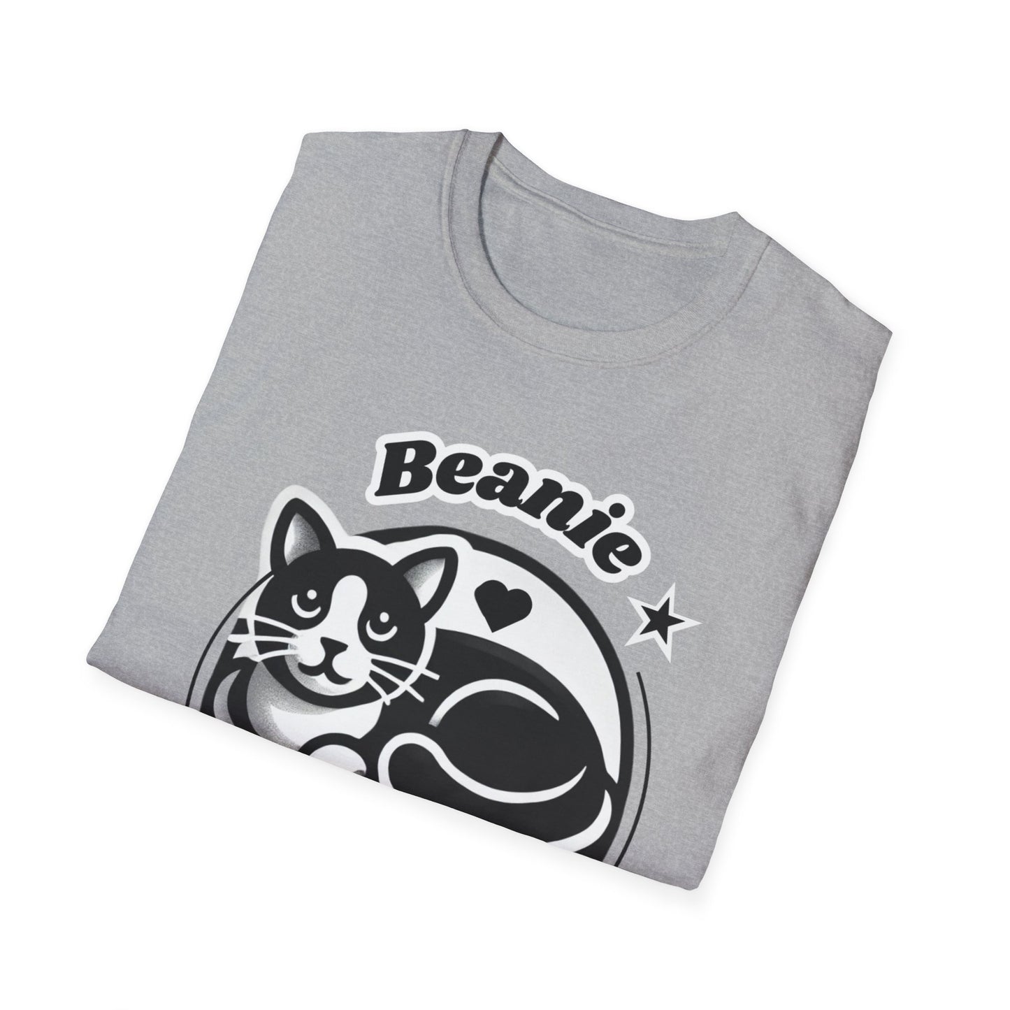 Beanie the Cat Official Logo - Unisex Softstyle T-Shirt