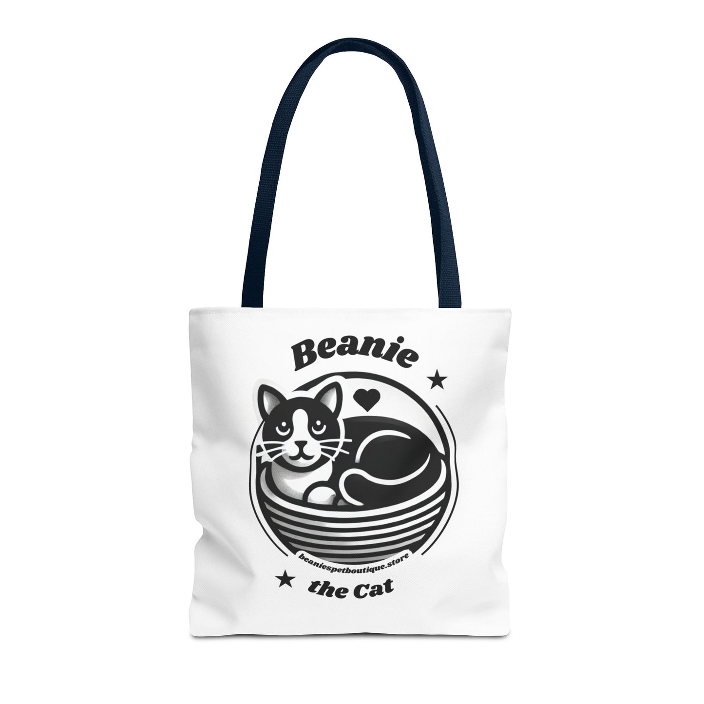 Beanie the Cat Tote Bag - Stylish & Fun Cat Lover's Accessory