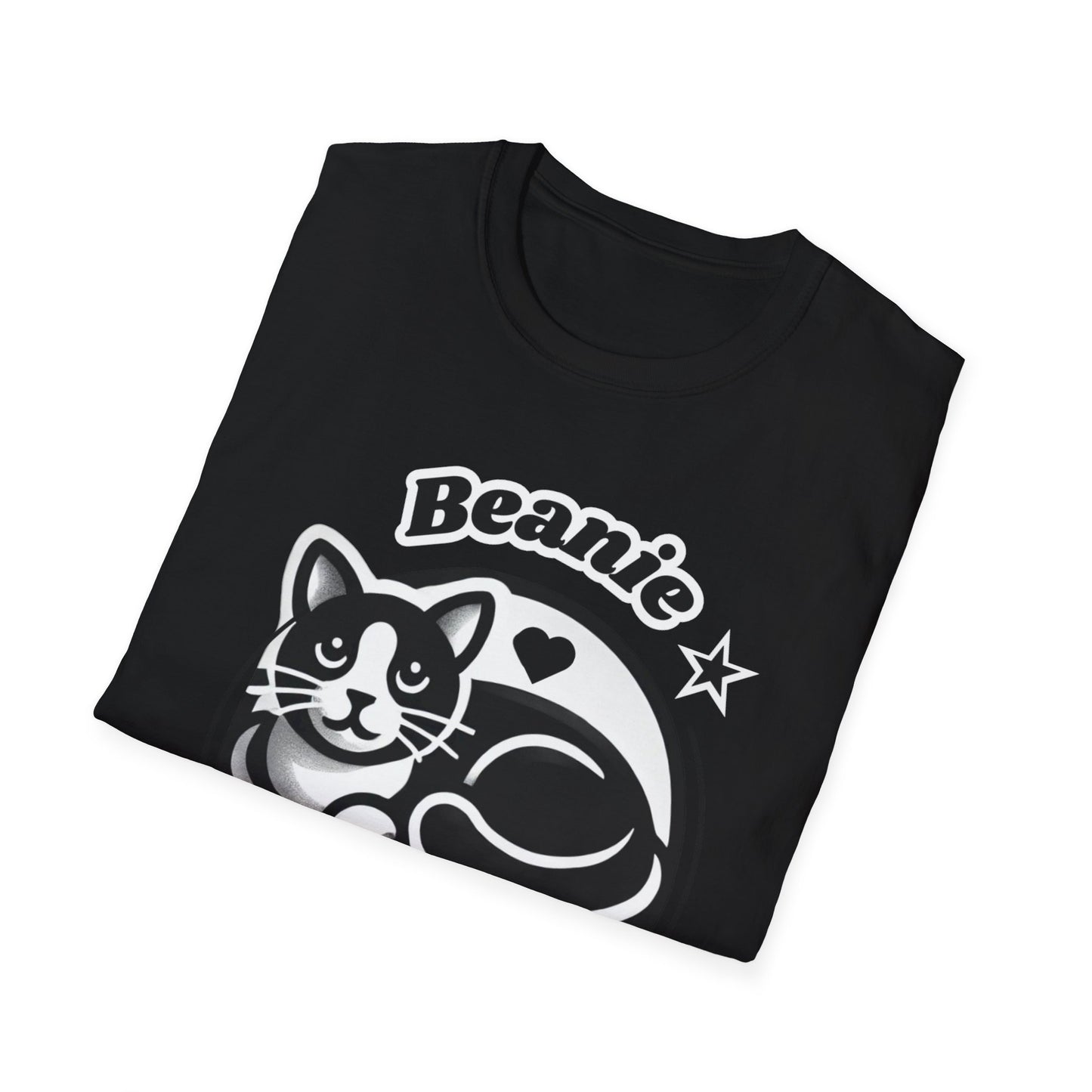 Beanie the Cat Official Logo - Unisex Softstyle T-Shirt