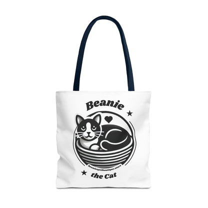 Beanie the Cat Tote Bag - Stylish & Fun Cat Lover's Accessory