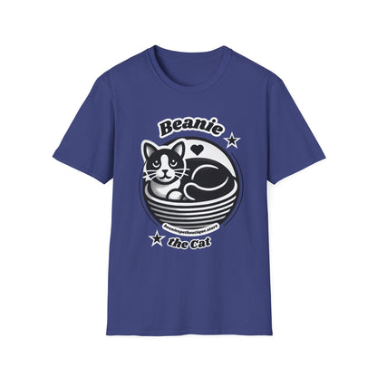 Beanie the Cat Official Logo - Unisex Softstyle T-Shirt