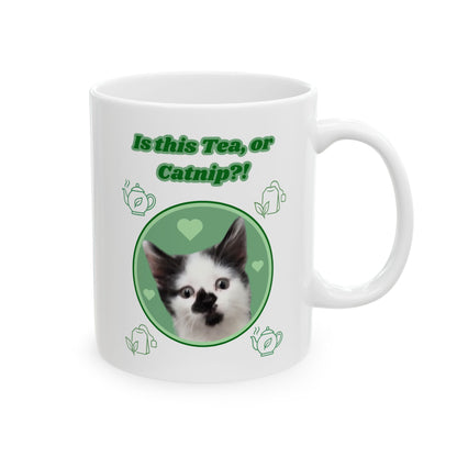Ceramic Mug for Tea Drinkers - Beanie Loves Tea - Perfect Gift for Cat Lovers & Tea Enthusiasts