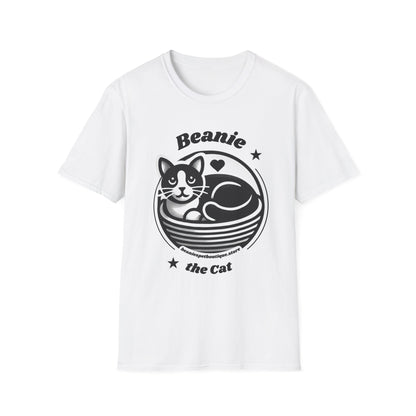 Beanie the Cat Official Logo - Unisex Softstyle T-Shirt
