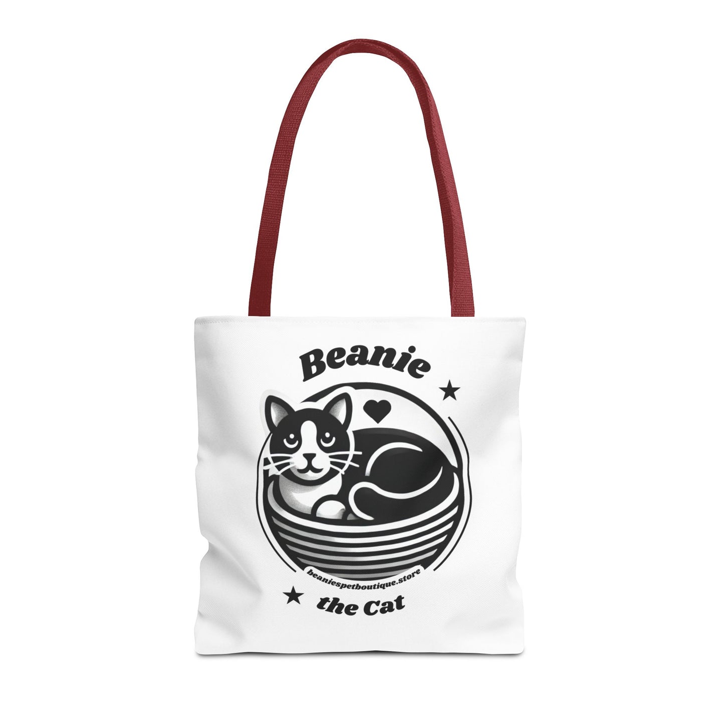 Beanie the Cat Tote Bag - Stylish & Fun Cat Lover's Accessory