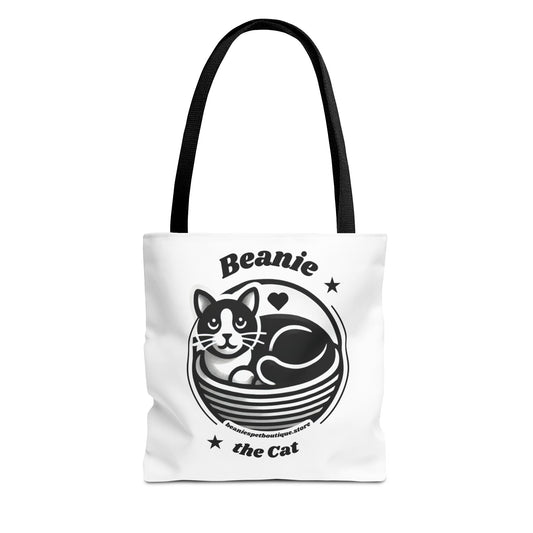 Beanie the Cat Tote Bag - Stylish & Fun Cat Lover's Accessory