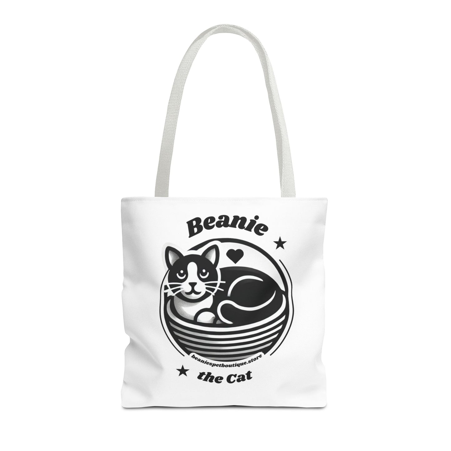 Beanie the Cat Tote Bag - Stylish & Fun Cat Lover's Accessory