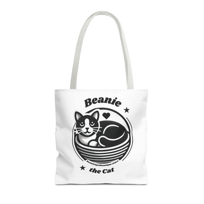 Beanie the Cat Tote Bag - Stylish & Fun Cat Lover's Accessory