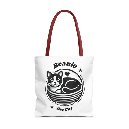 Beanie the Cat Tote Bag - Stylish & Fun Cat Lover's Accessory