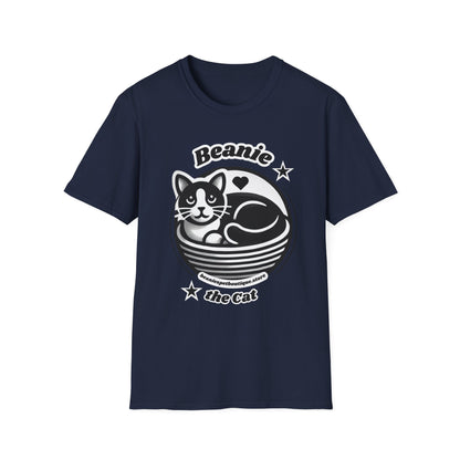 Beanie the Cat Official Logo - Unisex Softstyle T-Shirt