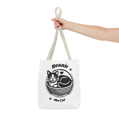 Beanie the Cat Tote Bag - Stylish & Fun Cat Lover's Accessory