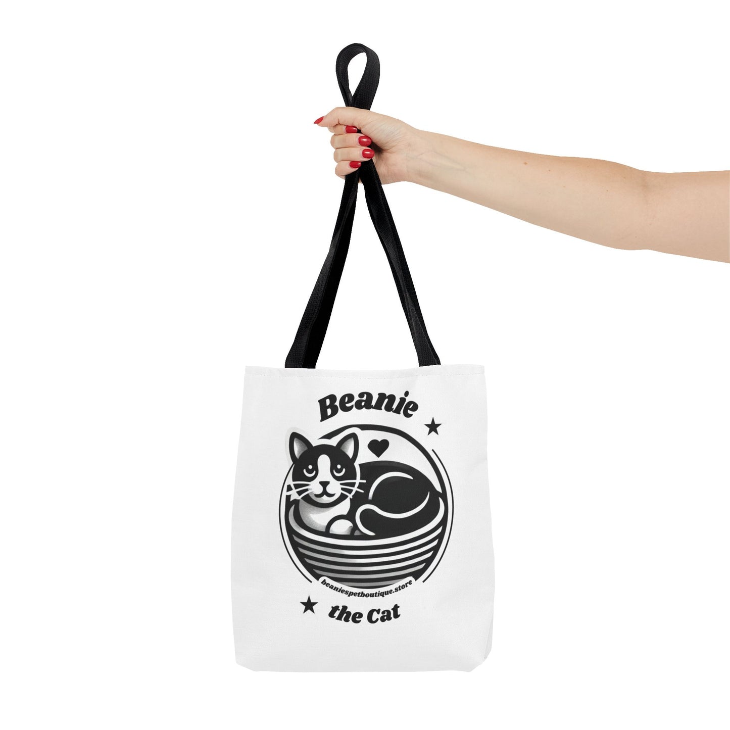 Beanie the Cat Tote Bag - Stylish & Fun Cat Lover's Accessory