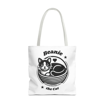 Beanie the Cat Tote Bag - Stylish & Fun Cat Lover's Accessory