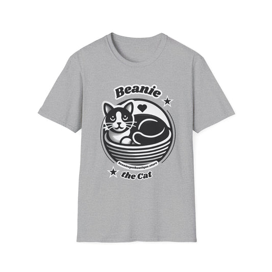Beanie the Cat Official Logo - Unisex Softstyle T-Shirt