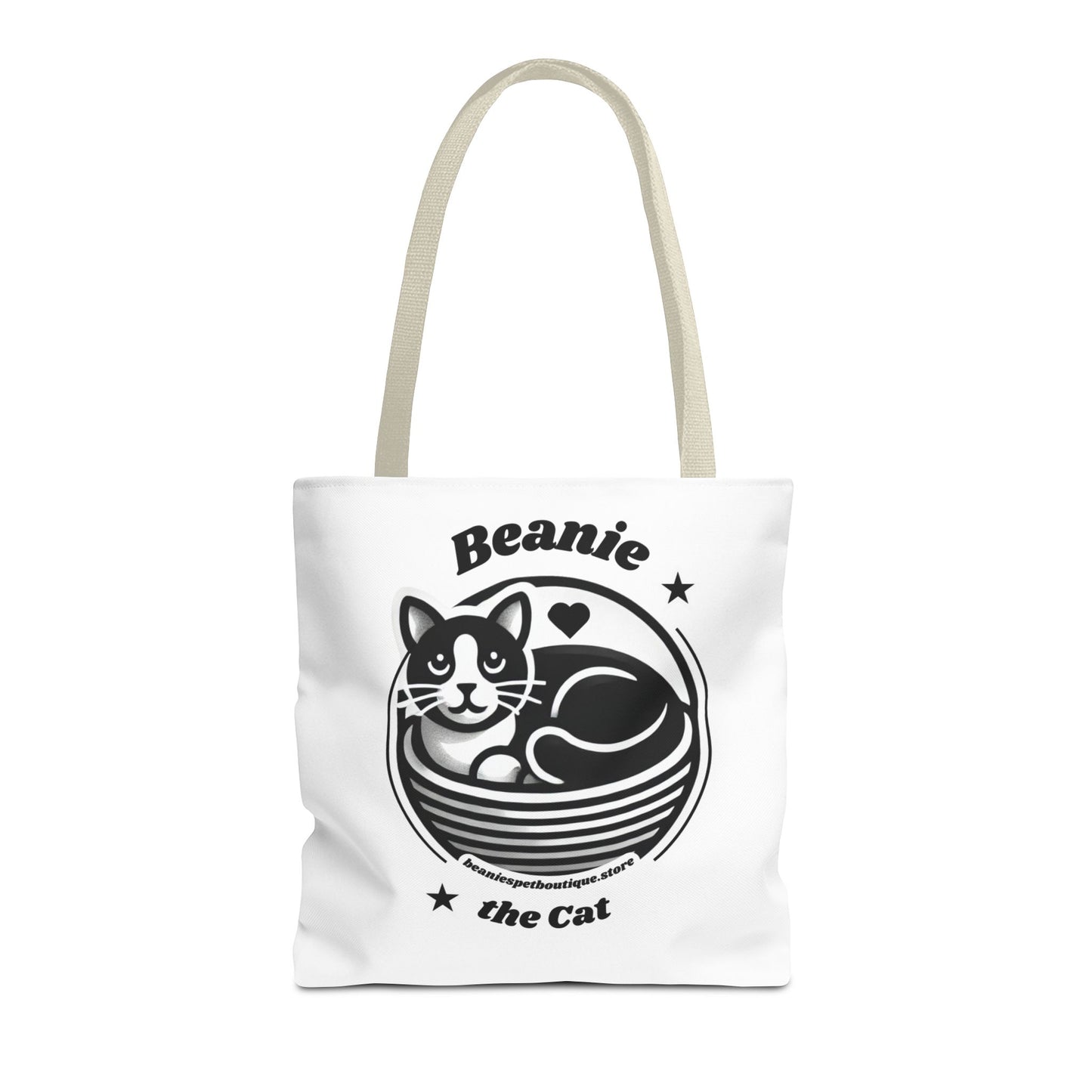 Beanie the Cat Tote Bag - Stylish & Fun Cat Lover's Accessory