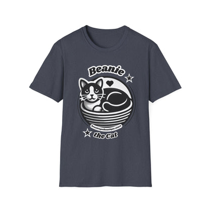 Beanie the Cat Official Logo - Unisex Softstyle T-Shirt