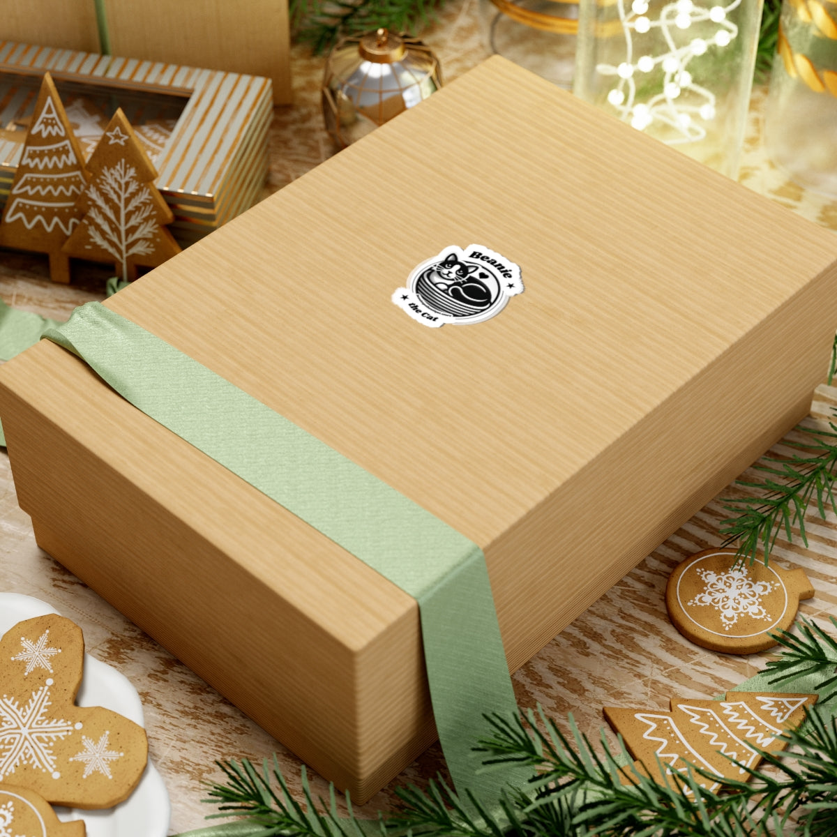 Stickers - Beanie the Cat Official Logo - Design for Cat Lovers