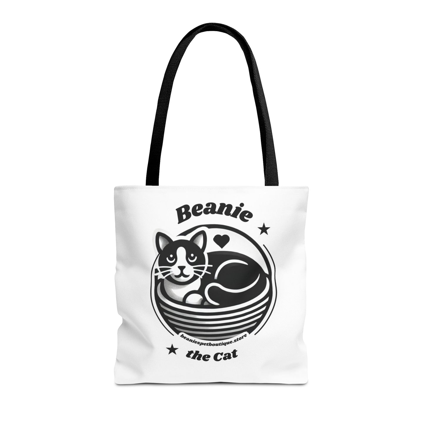 Beanie the Cat Tote Bag - Stylish & Fun Cat Lover's Accessory