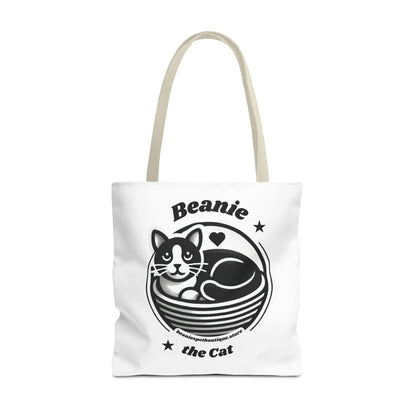 Beanie the Cat Tote Bag - Stylish & Fun Cat Lover's Accessory