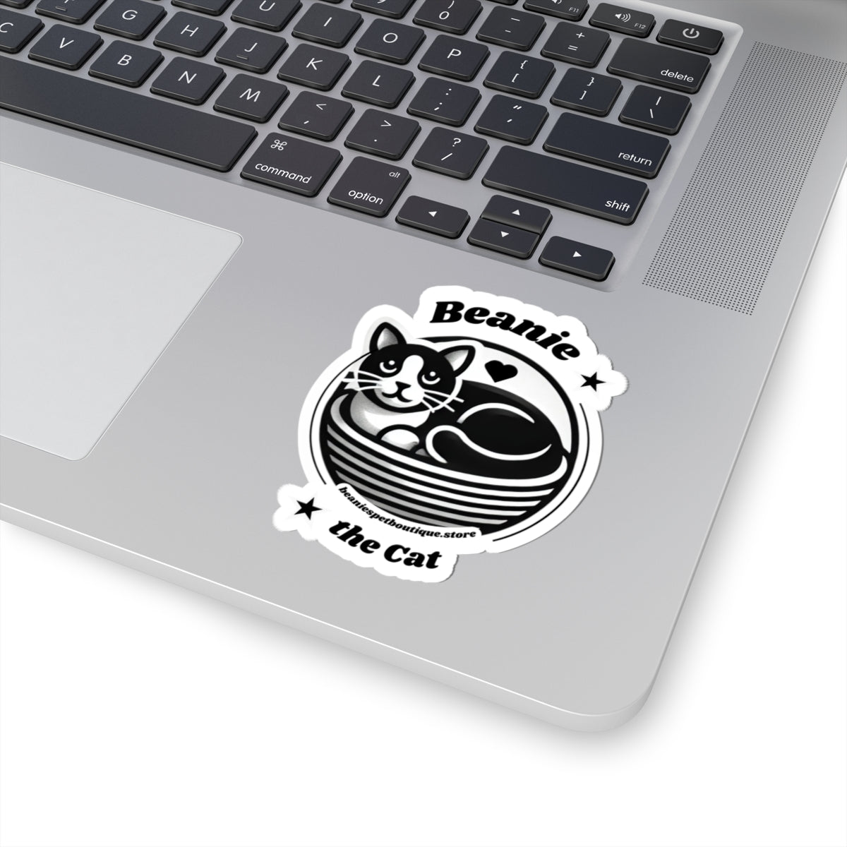 Stickers - Beanie the Cat Official Logo - Design for Cat Lovers